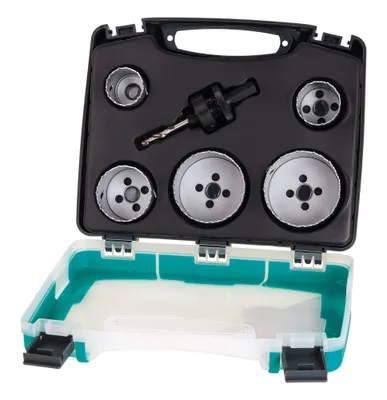 Produktbild von wolfcraft 1 Lochsägen-Set BiM 6 tlg.