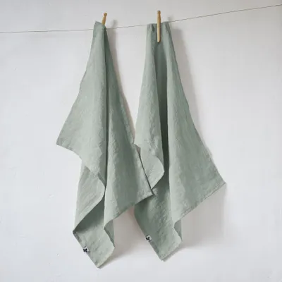 Produktbild von 2 Geschirrtücher 50 x 70 cm SOLINE Eukalyptus