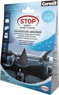 Produktbild von Ceresit STOP MOISTURE saugfähige Beutel für Auto 2x50g neutraler Duft