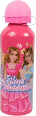 Produktbild von TEXTILOMANIE Kinder-Metallflasche TRUE PRINCESS 500 ml rosa