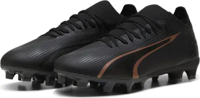 Produktbild von Puma Herren Fussballschuhe Ultra Match FG/AG - 107754, Farbe:Schwarz, Herren Schuhe:42.5