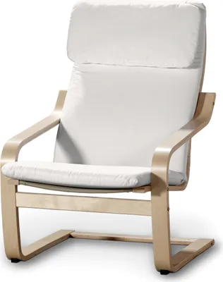 Produktbild von Dekoria Bezug für Poäng Sessel I, weiss, Sessel Poäng