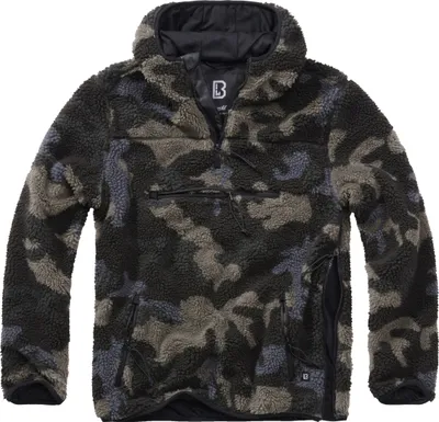 Produktbild von Brandit Teddyfleece Arbeitspullover Größe 7XL Farbe Dunkles Tarnmuster