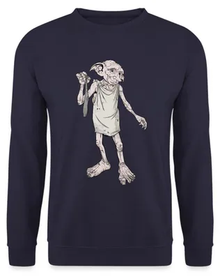 Produktbild von Spreadshirt Harry Potter Dobbys Geschenk Uni Pullover, M, Navy