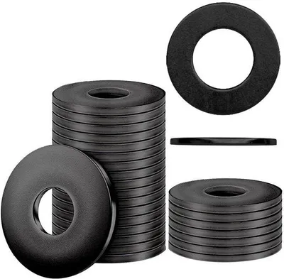Produktbild von Schwarze Stahl-Schließringe M10, 25 Stück, für Schrauben und Muttern