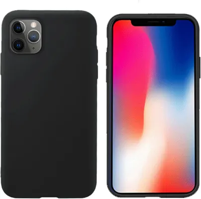 Produktbild von starfix Silicon Cover S-Case für iPhone 11 Pro Max schwarz