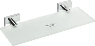 Produktbild von Sapho X-SQUARE Glasablage 300x55x130mm, Milchglas, Chrom