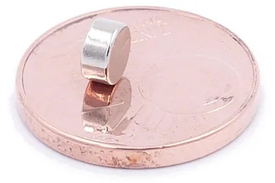 Produktbild von Brudazon | 100  Scheibenmagnete 4x2mm | N52 Klasse Neodym Magnete | Modellbau