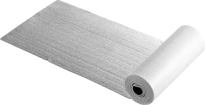 Obrázok produktu pre Reflexná izolačná rola, sada tepelnej izolácie pre garážové dvere pre 2 autá, 6 mm, 5,49 m x 0,61 m, 4 role hliníkovej fólie s jadrom z EPE peny, biela PE fólia, tepelný štít pre garážové dvere
