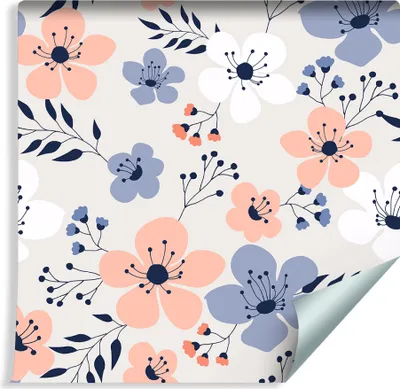 Produktbild von 10m VLIES TAPETE Rolle Natur Frühling Bunte BLUMEN XXL