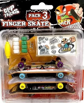 Produktbild von Griff and Tricks Fingerskateboard-Set