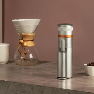 Produktbild von SORSO Elektrische Kaffeemühle, Mahlgrad Einstellbar - Silber