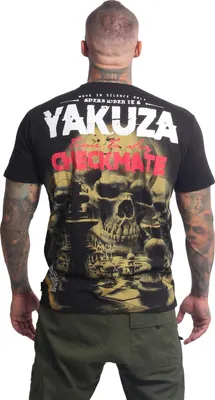 Obrázok produktu pre Pánske tričko Yakuza Checkmate Regular, čierne, 4XL