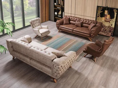 Produktbild von Wohnzimmer Sessel Design Couch  Textil  Luxus Polster Sitzer Neu Modern