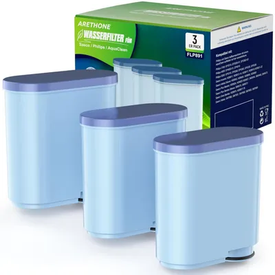 Zdjęcie produktu dla Filtr do wody do ekspresów Philips AquaClean CA6903/10, CA6903/22, CA6707/20, kompatybilny z Saeco Latte Go, 3 sztuki