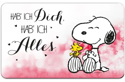 Image de Planche à déjeuner Peanuts - Snoopy (Je t'ai, j'ai tout)