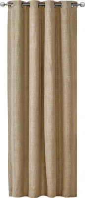 Produktbild von JEMIDI Vorhang blickdicht 140x245cm - Gardine mit Ösen Anbringung - Ösenschal Dekoschal Leinen Optik - 100% Polyester für Wohnzimmer Schlafzimmer