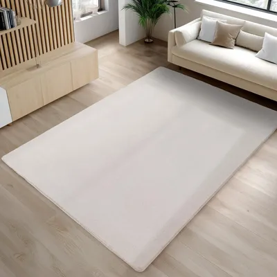 Produktbild von Carpetsale24 Waschbarer Kurzflor Teppich, rutschfest & weich, Modernes Einfarbig Design für Wohnzimmer, Schlafzimmer, Grösse: 240x340 cm