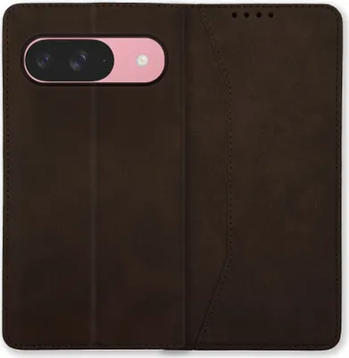Produktbild von Bookstyle 'Premium' Schutzhülle Klapphülle Schutztasche Etui Cover für Google Pixel 9 - Coffee