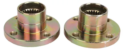 Image de Lot de 2 disques de frein arrière 28 dents, 28 mm, en alliage d'acier, à fixation par pignon, pour quads, karts et motos tout-terrain de 50 à 250 cm³