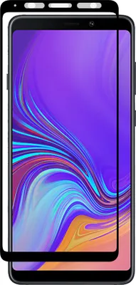 Produktbild von 5D Curved Panzerglas Folie für Samsung Galaxy A9 2018 A920F Vollständig Klebend und Abdeckung 9H Tempered Glas Full Cover Displayschutz Panzer Schutz