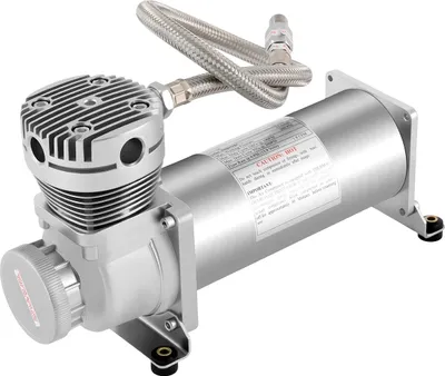 Immagine prodotto di Compressore d'aria per auto - Pompa per pneumatici 12 V - Pressione massima 200 PSI - Portata d'aria 50 L/min - 200-300 W - 23 A - Universale per auto - Argento