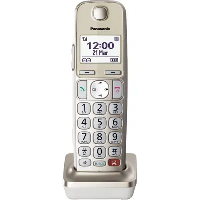 Image de Panasonic KX-TGEA25 - Schnurloses Erweiterungshandgerät - Champagnergold