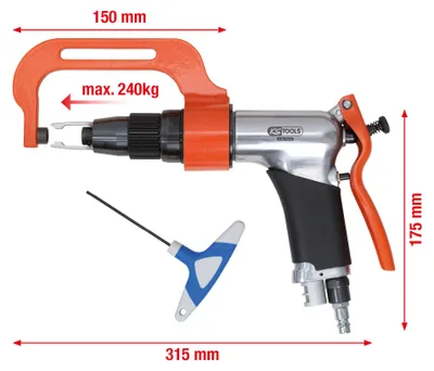 Image de KS TOOLS Jeu de perceuses pneumatiques à point de soudure 3 pièces - 515.1310