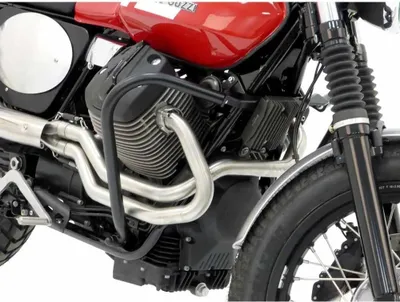 Produktbild von Hepco Becker Moto Guzzi V 7 Ii Scrambler/stornello Rohrförmiger Motorschutz Schwarz  Schwarz One Size
