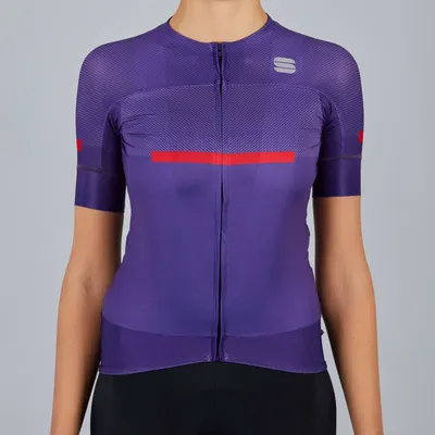 Zdjęcie produktu dla Koszulka rowerowa z krótkim rękawem SPORTFUL – EVO – fioletowa, rozmiar L