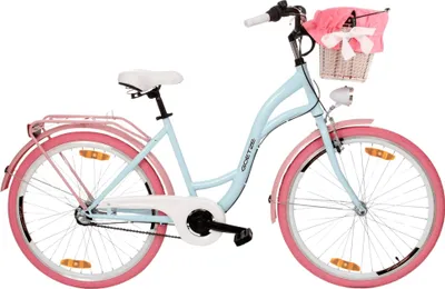 Obrázok produktu pre Mestský bicykel Goetze Style 26" – 3 rýchlosti Nexus, oceľový rám 17", LED osvetlenie, košík
