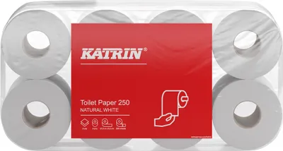 Obrázok produktu pre KATRIN Toaletný papier Basic Počet vrstiev: 2-vrstvový Materiál toaletného papiera: Papier