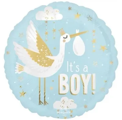 Obrázok produktu pre Fóliová balónik Special delivery Baby Boy 46 cm – Anagram