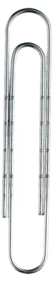Produktbild von ALCO Büroklammer gewellte runde Form 77mm Metall verzinkt metall 100 St./Pack.