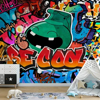 Produktbild von Vlies Fototapete - Be Cool 200x140 cm Streetart m-A-0741-a-a