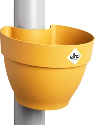 Produktbild von Fallrohrpflanzgefäß Elho vibia campana Kunststoff Ø 19 cm H 16 cm honigfarben