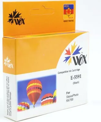 Produktbild von Wox Schwarz EPSON T5591 Tintenpatrone C13T559140 Ersatz (C13T559140)