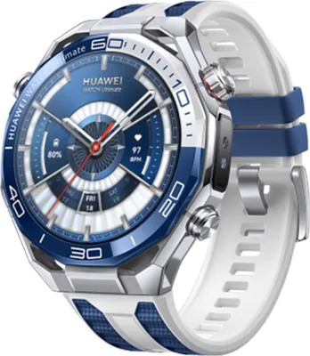 Produktbild von HUAWEI WATCH Ultimate 2 (March-B29),Blue and White Fluoroelast