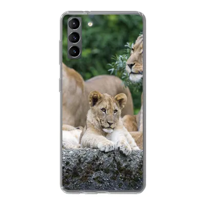 Produktbild von MuchoWow® Handyhülle Schutzhülle Hülle für Samsung Galaxy S21 Plus Löwen - Tiere - Jungtiere Silikon Softcase Handy Hülle - Handy-Tasche