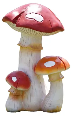 Produktbild von Clayre & Eef Dekorationsfigur Pilz Rot Kunststoff