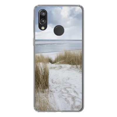 Produktbild von MuchoWow® Handyhülle Schutzhülle Hülle für Huawei P20 Lite (2020) Nordsee - Dünen - Wasser Silikon Softcase Handy Hülle - Kartenhalter