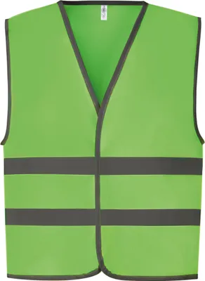 Produktbild von Yoko Kinderweste mit Reflexleiste in Warnfarbe
