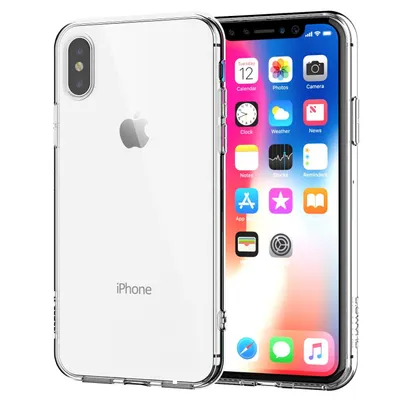 Produktbild von Apple iPhone X Transparent Case Hülle Silikon