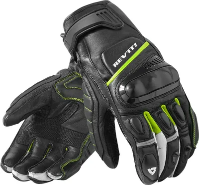 Produktbild von Revit Chicane Motorradhandschuhe, schwarz/gelb, 2XL