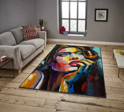 Produktbild von Conceptum Hypnose, Garry- ASR CRPTNGR, Bunt, Kurzflorteppiche, 80 x 140 cm, 100% POLYESTER