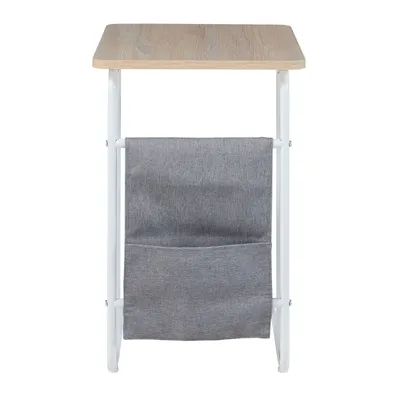 Produktbild von Laptoptisch 'Dyrøy' 56x48x37cm Weiß / Eiche