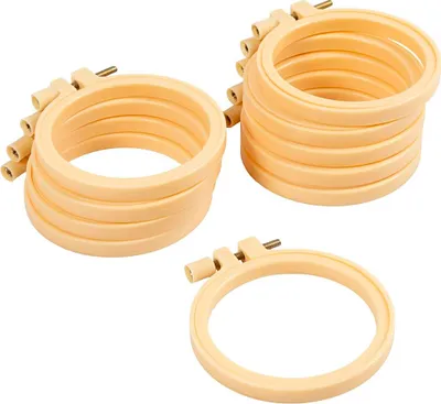 Produktbild von Creativ Company Stickrahmen, rund, D 9,5 cm, 10 Stück, 1 Box