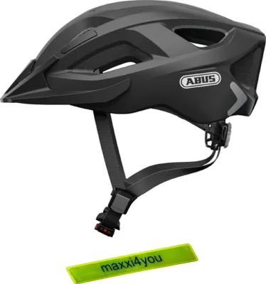 Immagine prodotto di Casco da bicicletta Abus Aduro 2.0 nero taglia L con nastro riflettente maxxi4you
