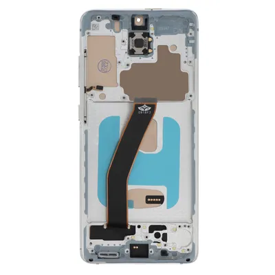 Produktbild von Clappio, Komplettset für Samsung S20 LCD-Display + Touchscreen und Gehäuse, Weiß