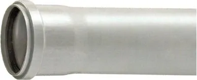 Produktbild von HTEM PP Abwasserrohr Grau für Inneninstallation, Durchmesser 50 mm, 0,75 m